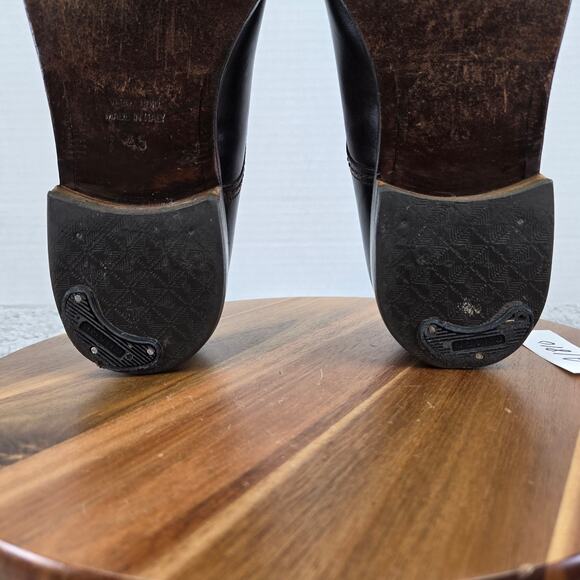 Faconnable Men 45 Brown Leather Medallion Business Derby Oxford Daily Dress Shoe main image 5